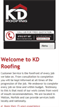 Mobile Screenshot of kd-roofing.com